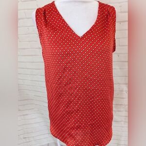 Banana Republic - orange Sleeveless Patterned Top